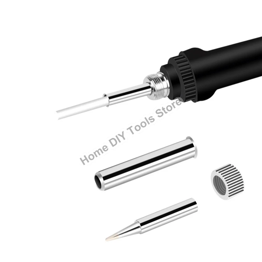 60W Electric Soldering Iron 200-450°C Adjustable Temperature Welding Solder Rework Station Heat Pencil Tips Repair Tool