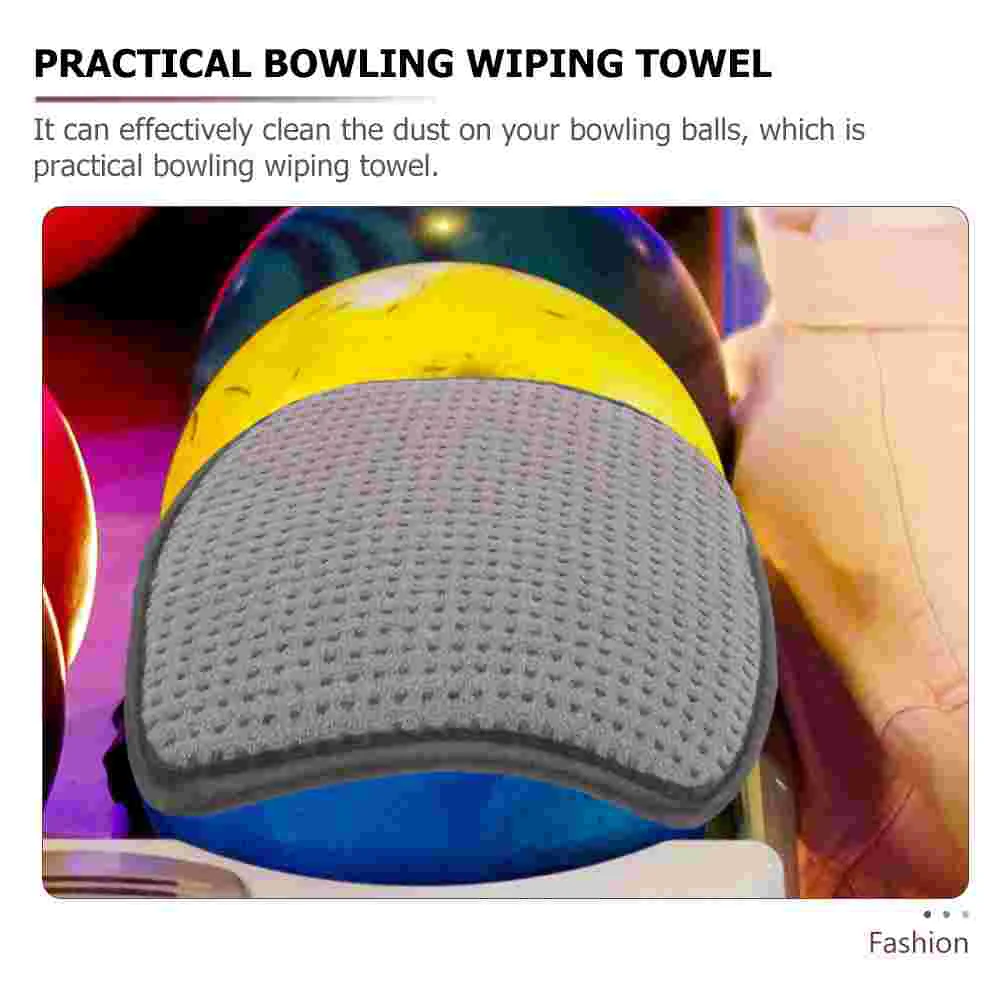 3 Pcs Bowling Cleaning Cloth Ball Towel Reusable Cleaner Portable Microfiber Pad Cushion Towels