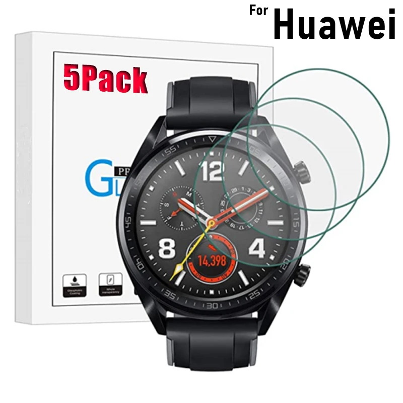 Protector de pantalla para reloj inteligente, vidrio templado de 46mm para Huawei Watch Gt2 GT 2 Pro GT3 Pro Runner