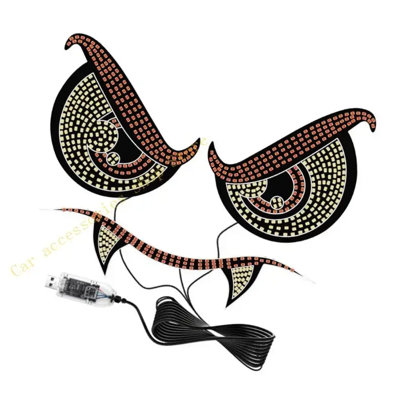 

USB Car Light Plug And Play Design Weather Resistant PC Bright LED Decoration