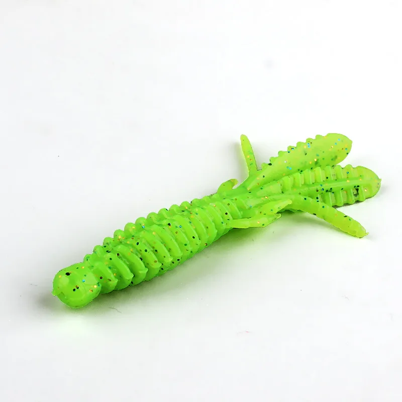 Angeln Köder Float Garnelen Weichen Köder Drop-shot Ned Rig Wurm Künstliche Köder 6 cm 7 cm Fügen Salz fisch Lockstoff Lot 10 Stück Verkauf – Detail 9