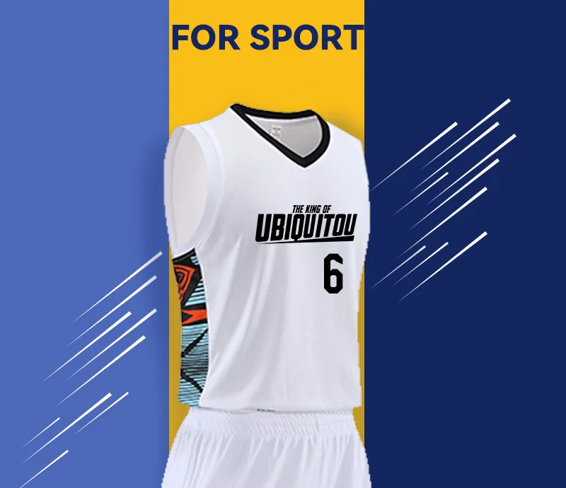 High Quality Men Basketball Jersey Sets Uniforms kits Cheap college Basketball tracksuits blank basketball training jersey set