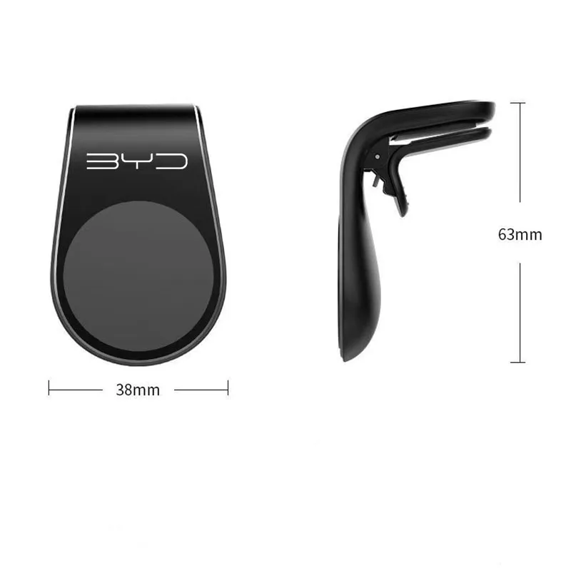 Magnetic Car Phone Holder Air Vent Clip Mount Cellphone GPS Holder For BYD Tang F3 E6 Atto 3 Yuan Plus Song Max F0 G3 I3 Ea1 Dmi