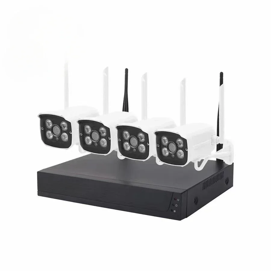 Tuya Smart Life al aire libre 2MP Wifi seguridad 1080P sistema de vigilancia 4ch inalámbrico Cctv Nvr Kit