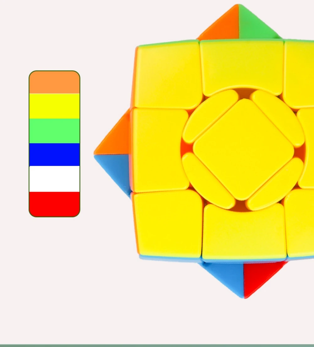 Shengshou Cirkelvormige Kubus 2X2/3X3/4X4 Magische Kubus Shengshou Magische Kubus Voor Kinderen Professionele Puzzel Speelgoed Voor Kinderen Cadeau Speelgoed