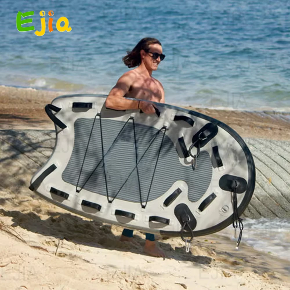 

Stock Inflatable Lifesaving Rescue Board Surfing Board Floating Wate Mat Inflatable Jet Ski Sled Board For Water/Ice/surf Rescue