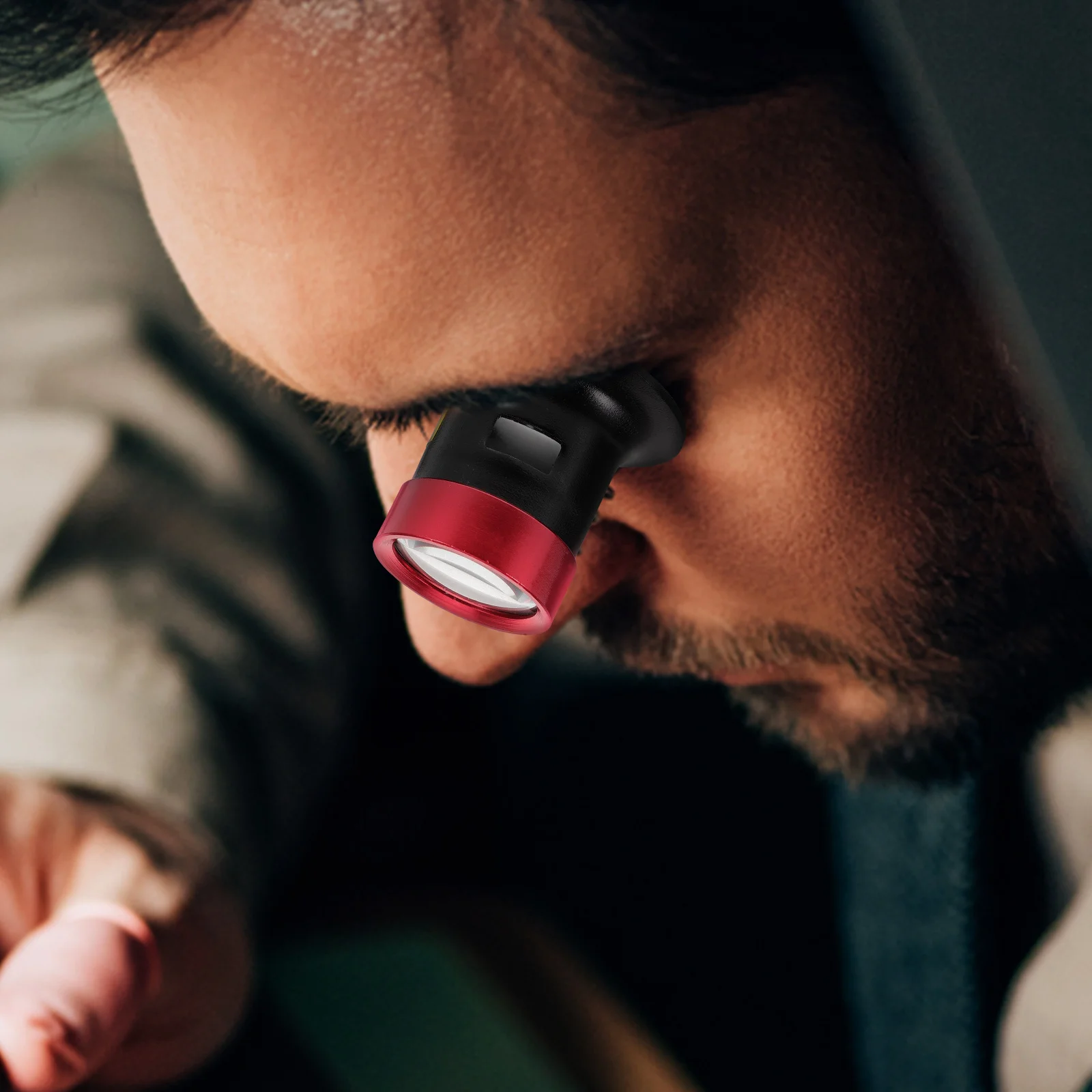 

FRCOLOR 15X Portable Monocular Magnifier for Jewelry Inspection Lightweight Glass Tool for Jewelers and Collectors