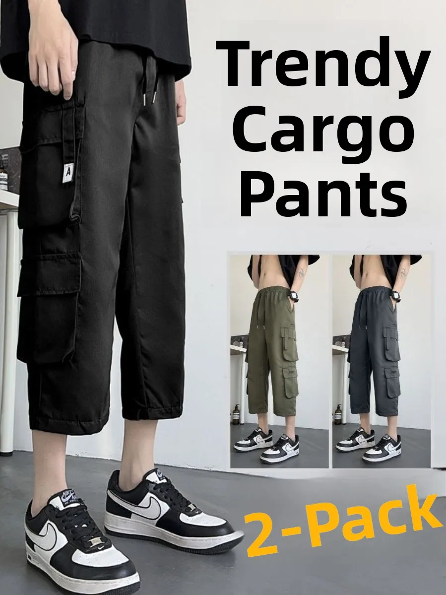 

Летняя повседневная мужская одежда свободного кроя из семи дюймов из тонкого материала, легкая удобная рабочая одежда без железа