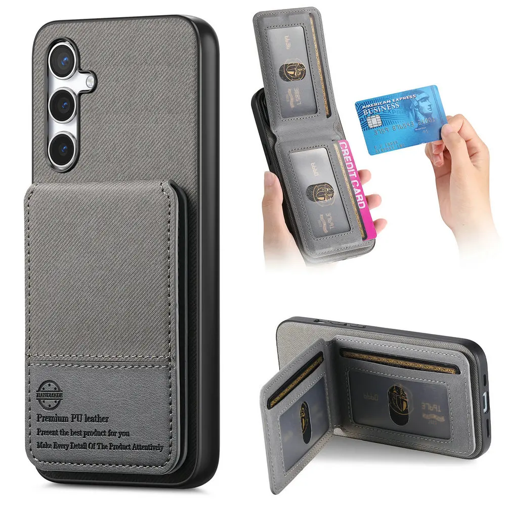 

Anti-theft Leather Card Case for Samsung Galaxy A56 A36 A26 A16 A06 A17 07 A 56 A55 A35 A25 A15 A05 A04 A14 A24 A34 A54 5G Cover