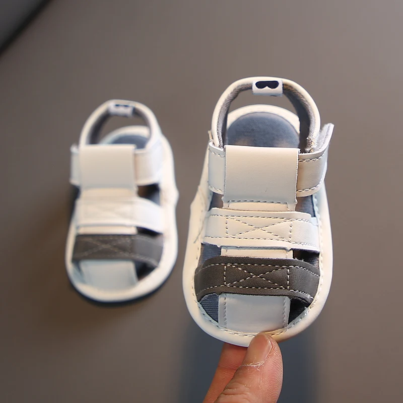 VALEN SINA 2024 New Newborn girl Baby Boy Summer Casual Sandals Pu Cool Soft Baby Shoes 0-12 Mouths