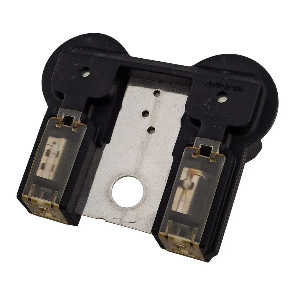 Dual Terminal Fuse Circuit Breaker Block High Temperature Resistant Plastic High Conductivity Metal Construction