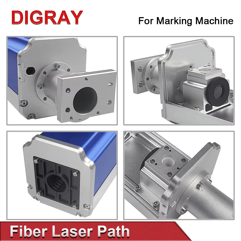 DIGRAY Fibre Laser Path Blue Boîtier de Trajectoire Standard Interface Rayucs MAX JPT pour Machine de Marquage et de Gravure Laser
