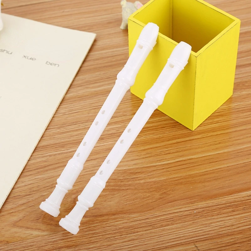 6 Stuk Lytwtw Klarinet Creatieve School Office Gel Pennen Fluit Leuke Kawaii Levert Briefpapier Gift Zoete Mooie Muzikale Pennen