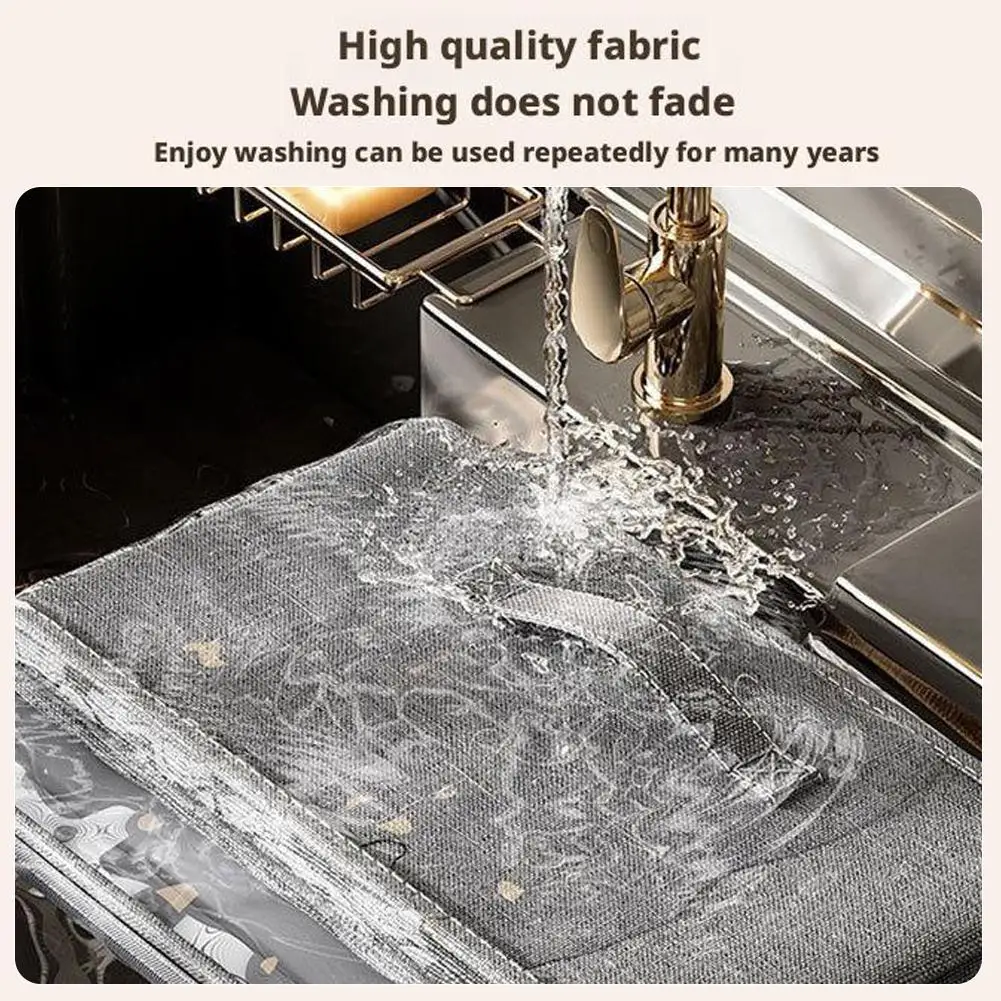 صندوق تخزين بغطاء ناعم كاتيوني مع قفل بكلمة مرور، صندوق تخزين قابل للطي للملابس والألعاب، صندوق تخزين تنظيم خزانة الملابس