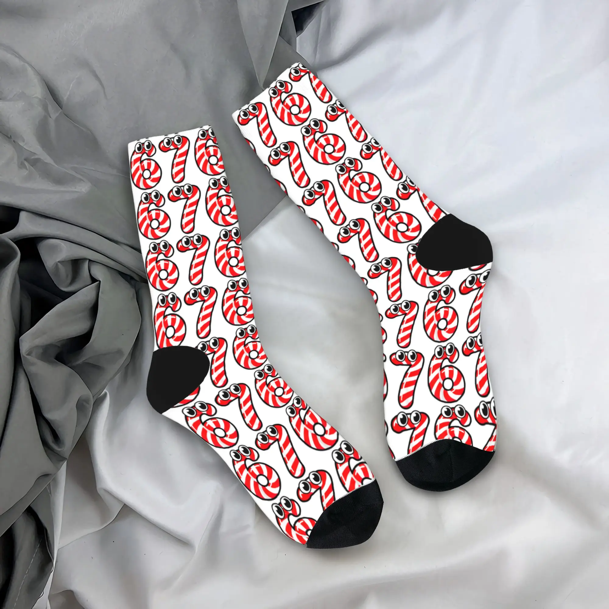 

67 забавные мем, рождественские чулки, дизайн, современные носки, зимние противоскользящие носки, мужские мягкие носки для бега