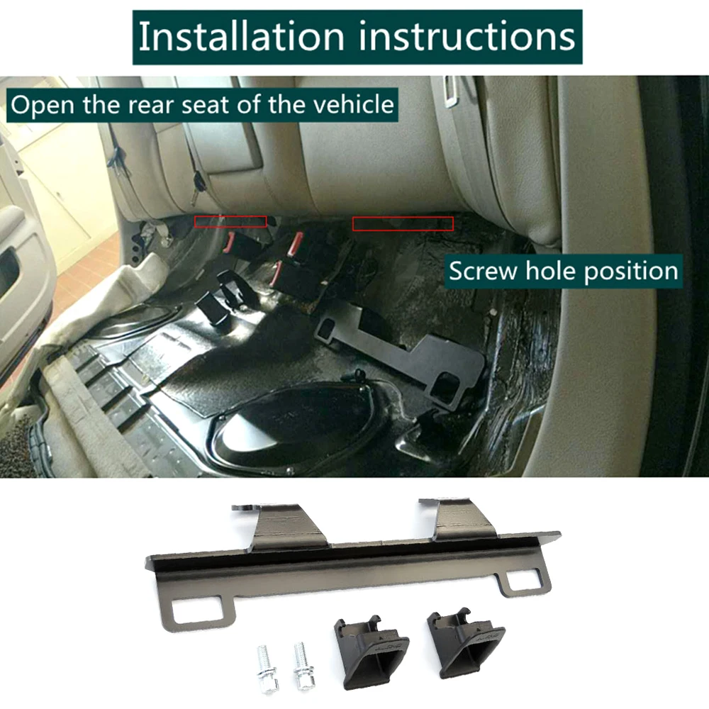 Universal Car Child Seat Restraint Anchor Mounting Kit for ISOFIX Belt Connector for Audi A4 A6 Car Accessories