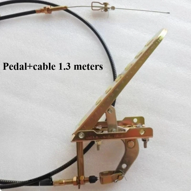 Pedal Accelerator Cable Assembly Cable Throttle Pedal for Modifying Agricultural Vehicles Loaders Forklifts Accessories