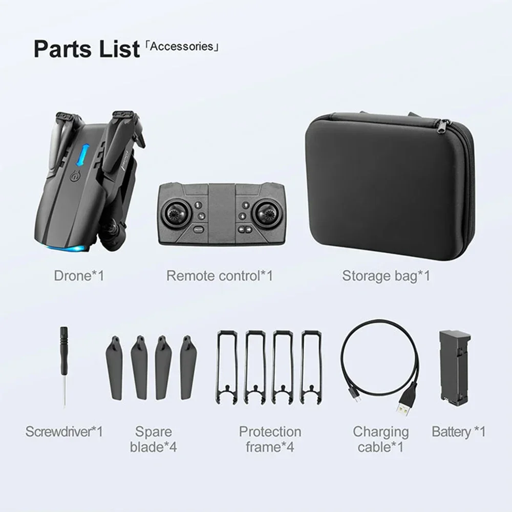 التحكم عن بعد للطي الطائرة بدون طيار كوادكوبتر مقبض Fou rE99 محور الطائرات HD 4K التصوير الطائرات بدون طيار تثبيت الارتفاع