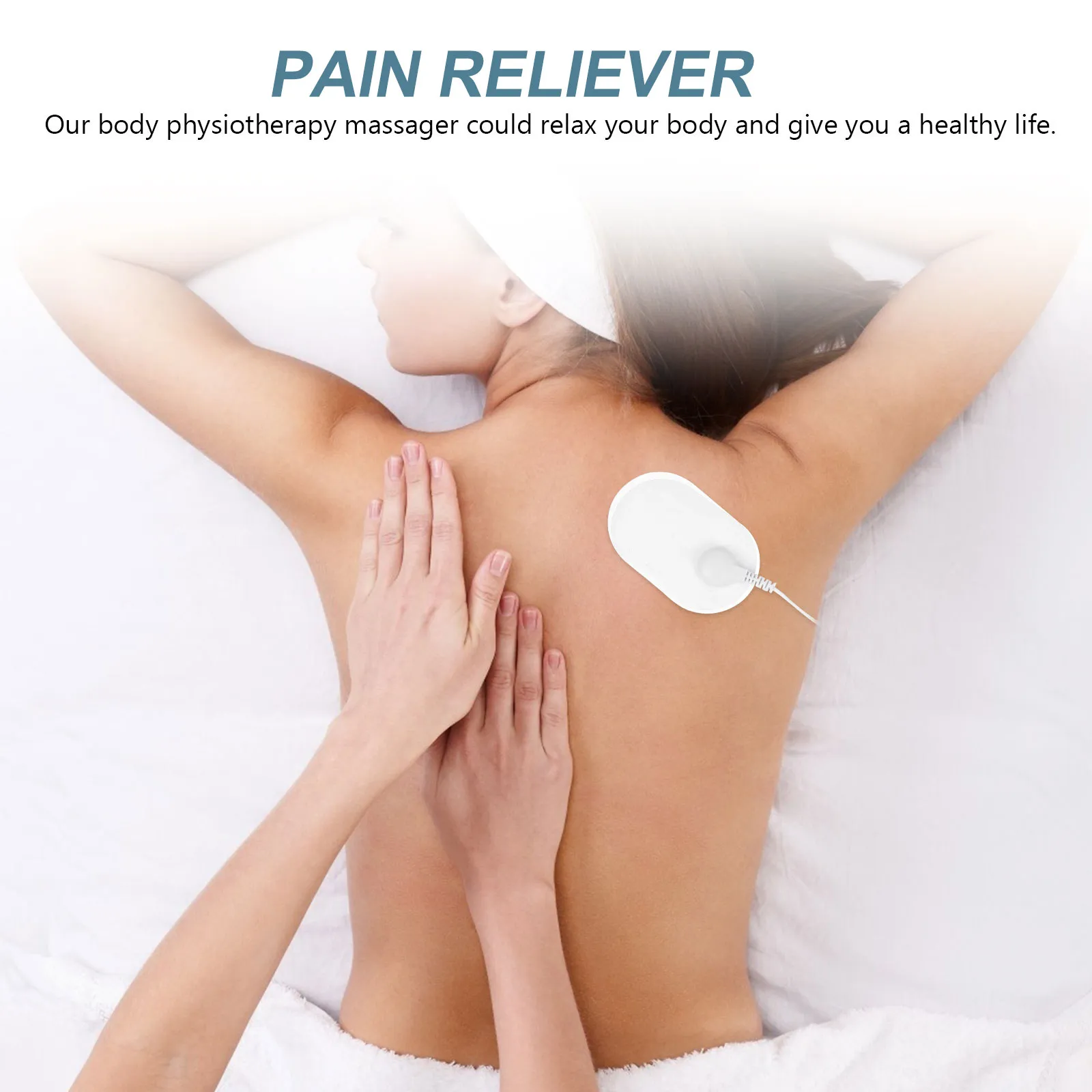 

Электрический миостимулятор с 4 электродами для снятия боли и уменьшения усталости: портативное цифровое устройство для терапии талии, плеч, ног и стоп