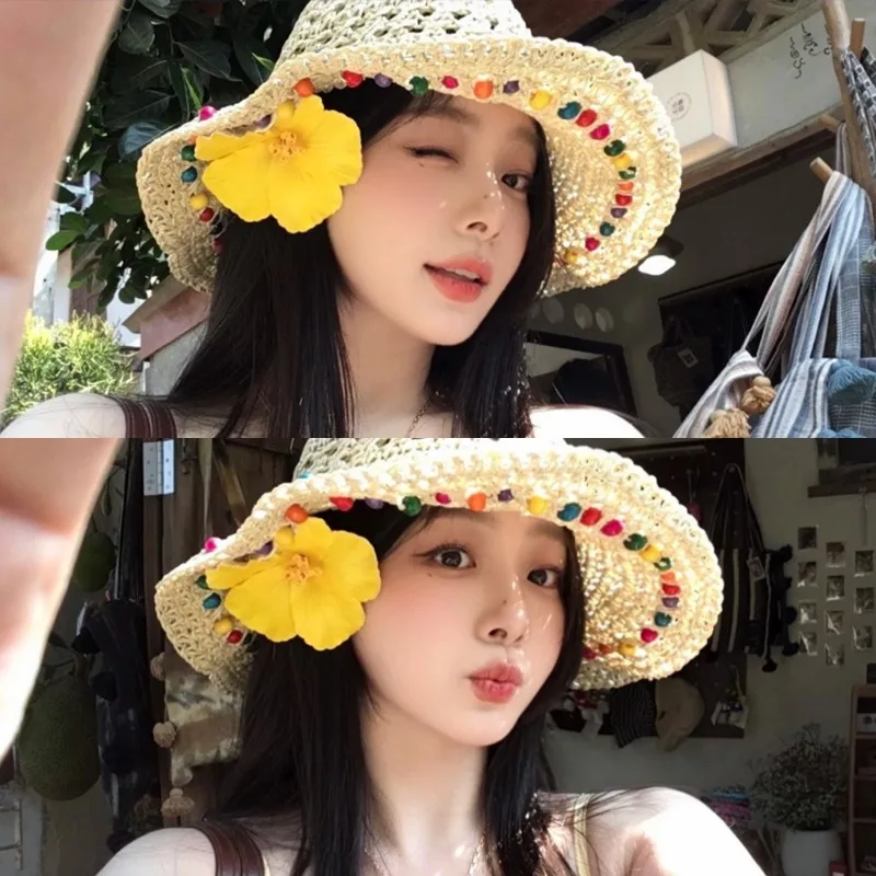 

Bohemian Style Simulated Lace Clips For Seaside Holiday Photo Taking Atmosphere Hair Accessories For Women