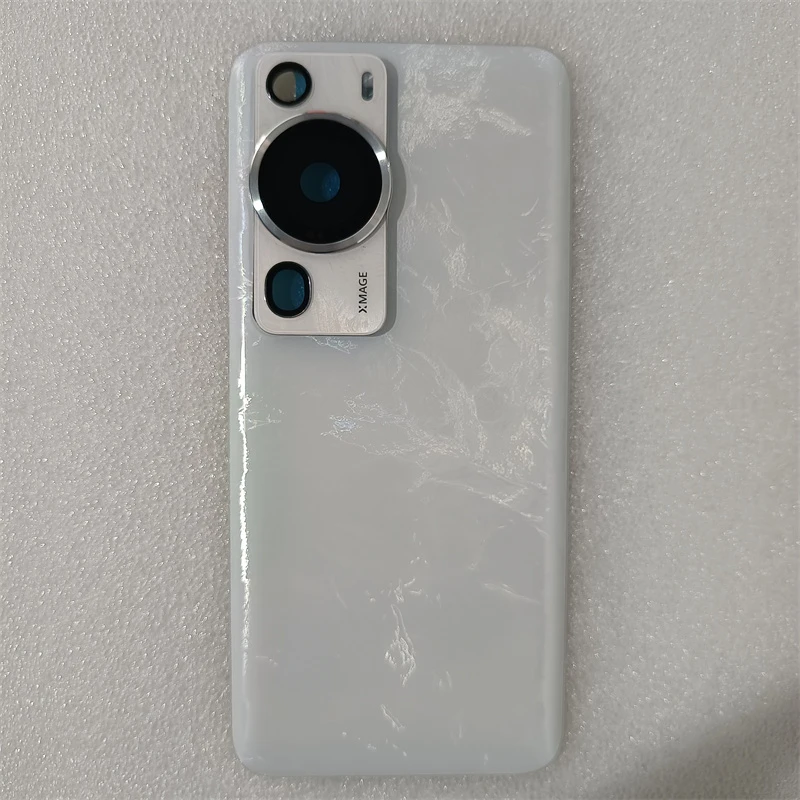 For Huawei P60 / P60 Pro Battery Cover Back 3D Glass Panel Rear Housing Door Case With Camera Lens Repair Parts