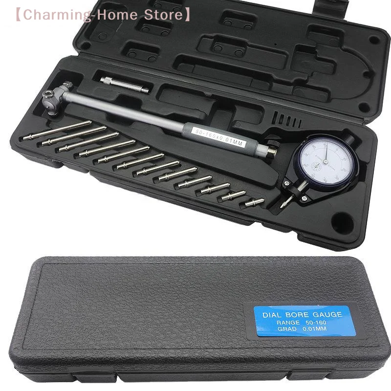 

【M】Digital Dial Bore Gauge Set High Accuracy Inner Diameter Measurement Indicator Engine Cylinder Measuring Tool