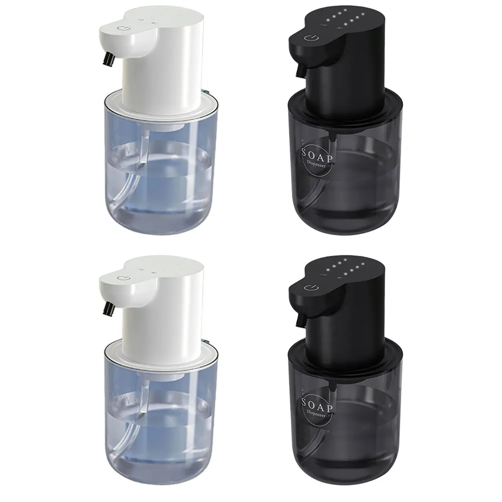 

400ml Touchless Soap Dispenser Rechargeable Infrared Sensor Auto Induction Foaming Hand Washer 4 Gears for Home Kitchen Bathroom