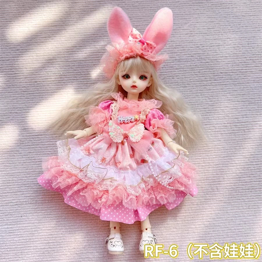 New Design 1/6 BJD Doll Clothes Suit Clown Clothes with Hat 30cm Doll Dress Clothes Outfit Set Accessories