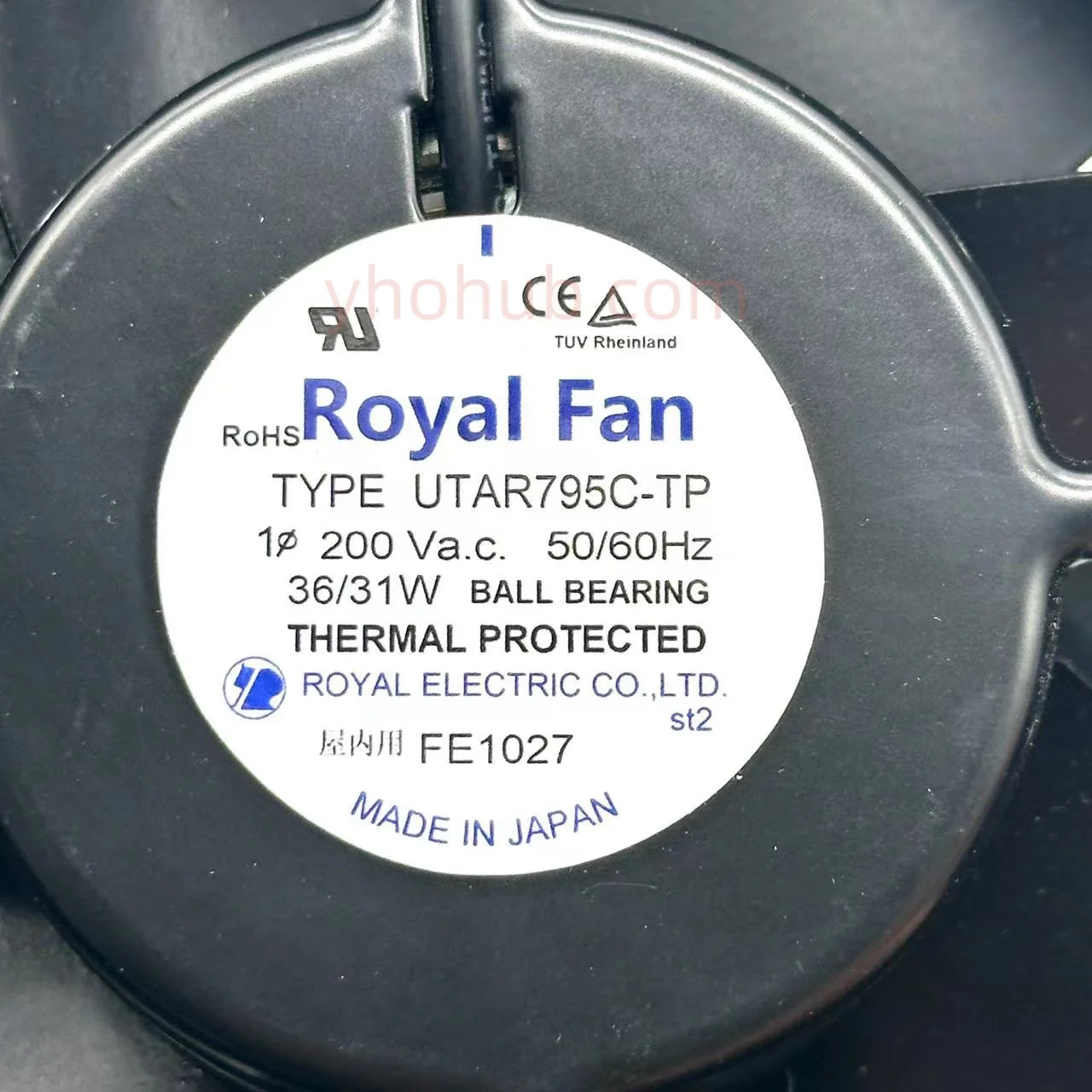Imagem -03 - Real Utar795c-tp ac 200v 36 31w 172x151x38 mm Ventilador de Refrigeração do Servidor de Fios fã