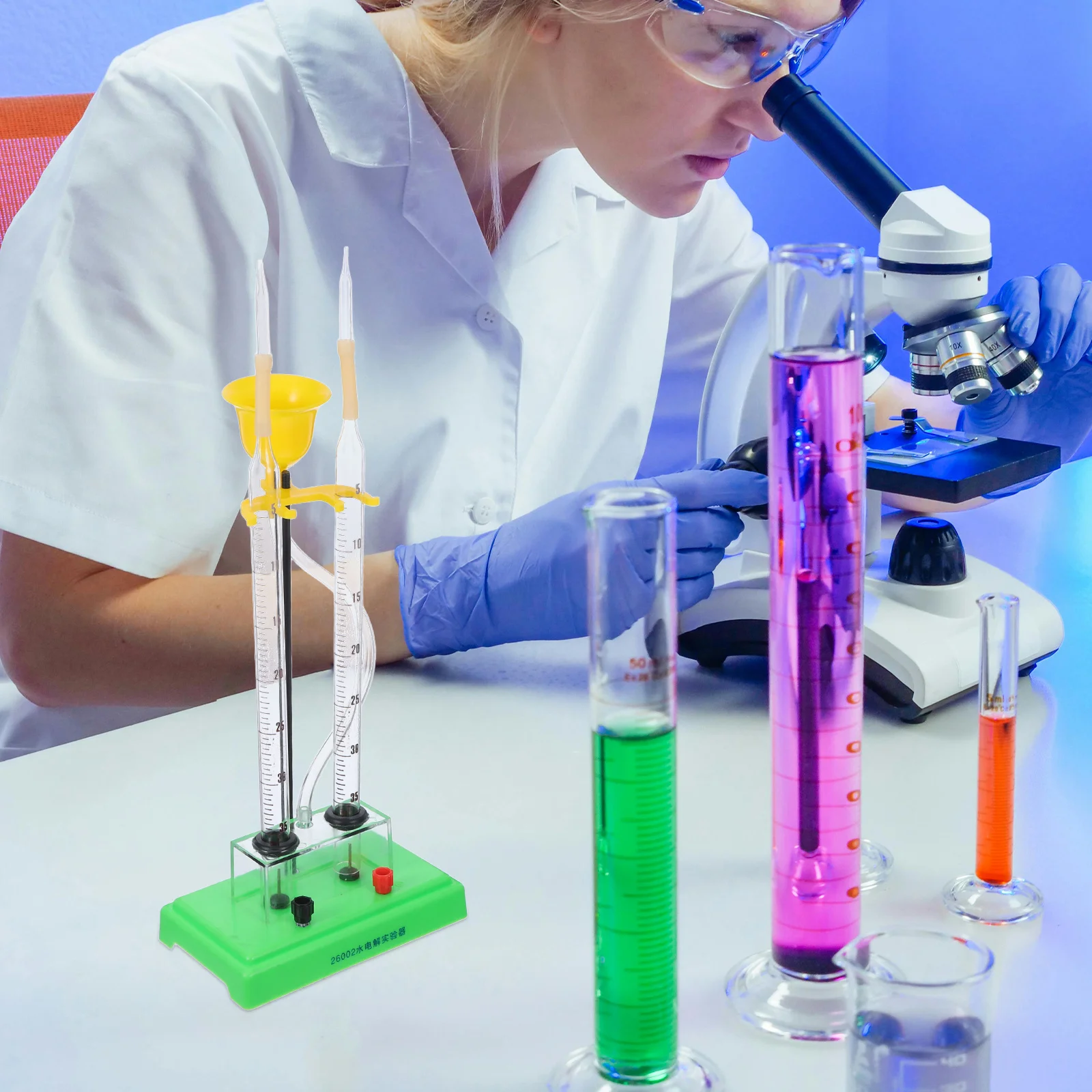 

Water Electrolysis Experimenter Chemical Learning Accessory Experimental Device Plastic