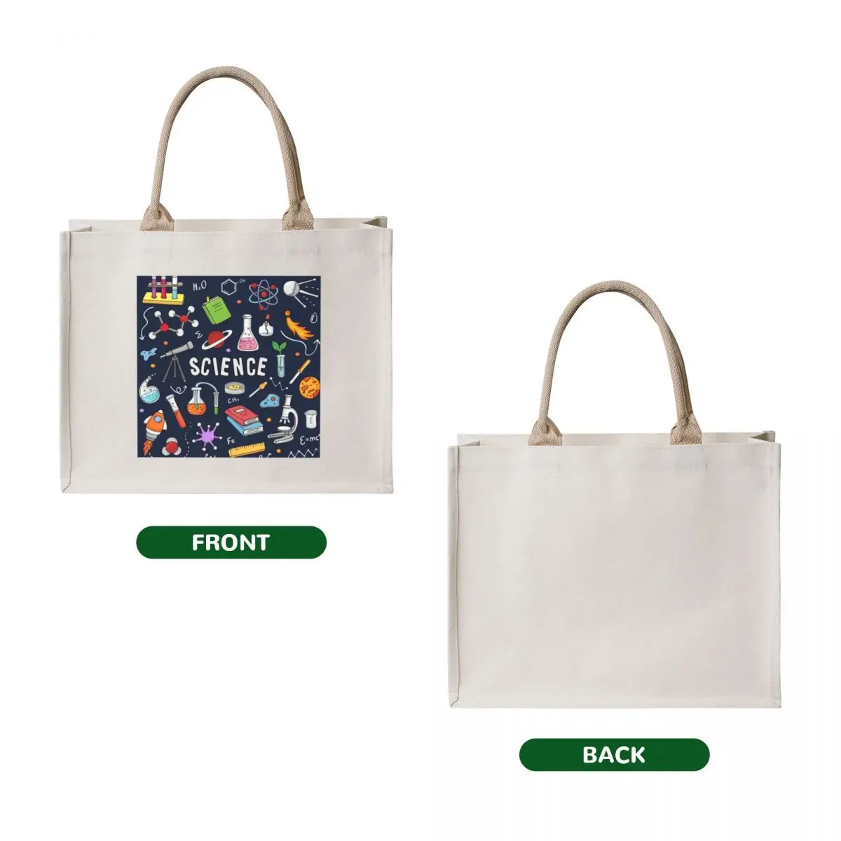 Amazing Science Tote Bag canvas tote bag cloth bag woman cute pouch custom tote