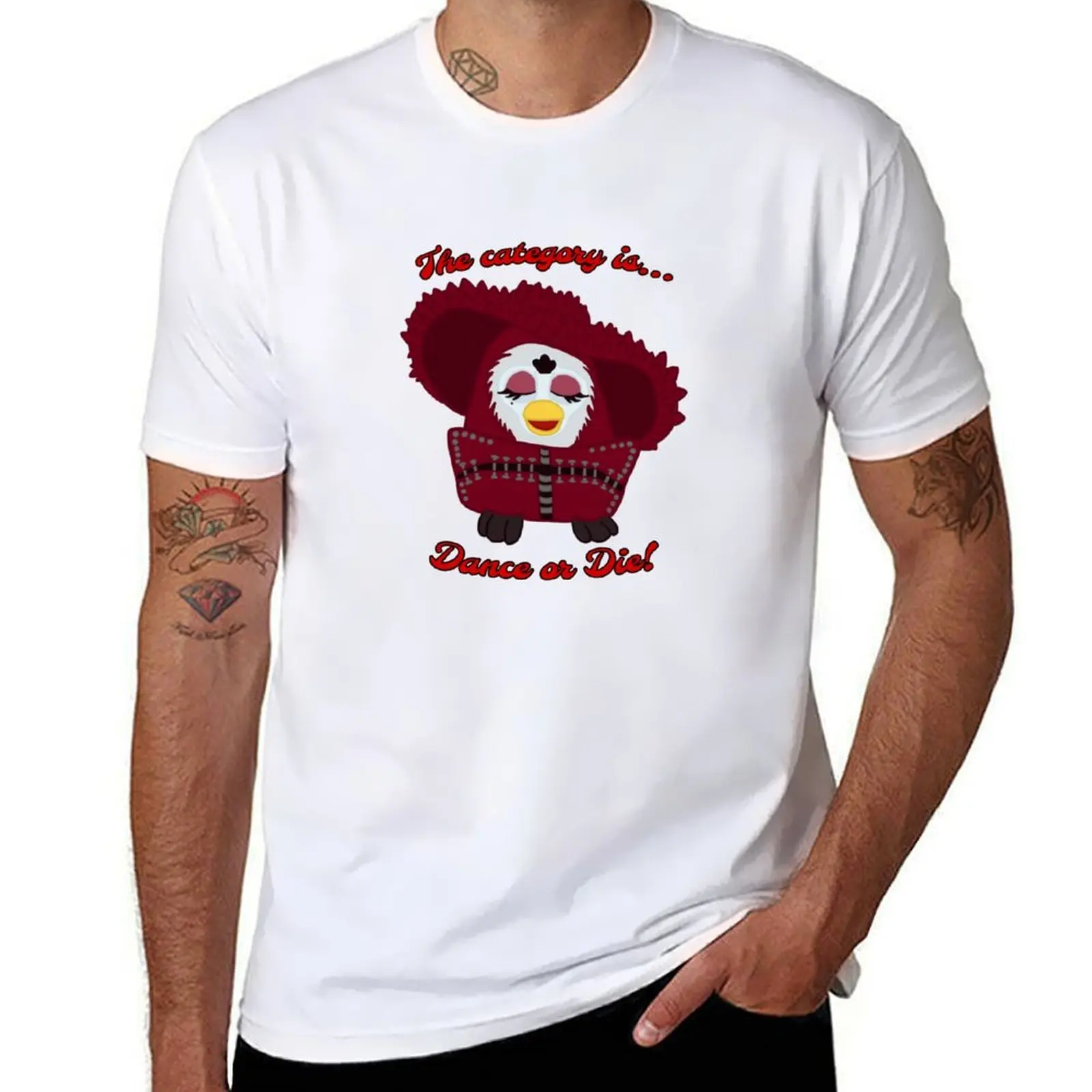 

Lady Gaga Abracadabra Furby- The category is dance or die! T-Shirt anime tshirt t shirts for man cotton T-Shirt
