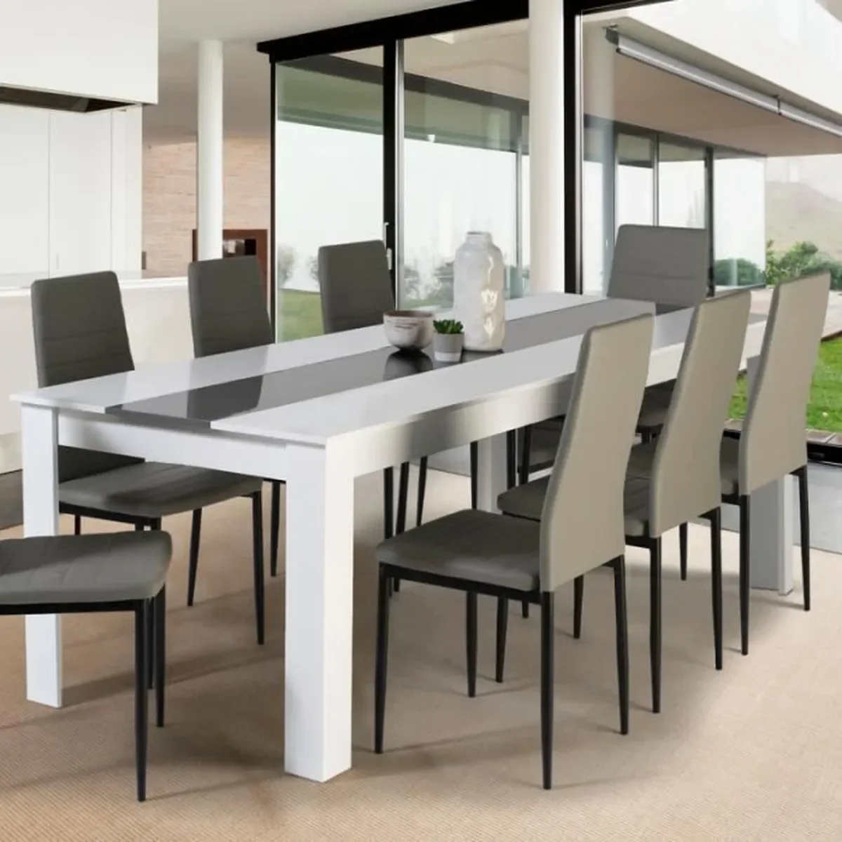 wholesale mesas de jantar Dining restaurant chair and table dining table set wood chaises salle a manger complet