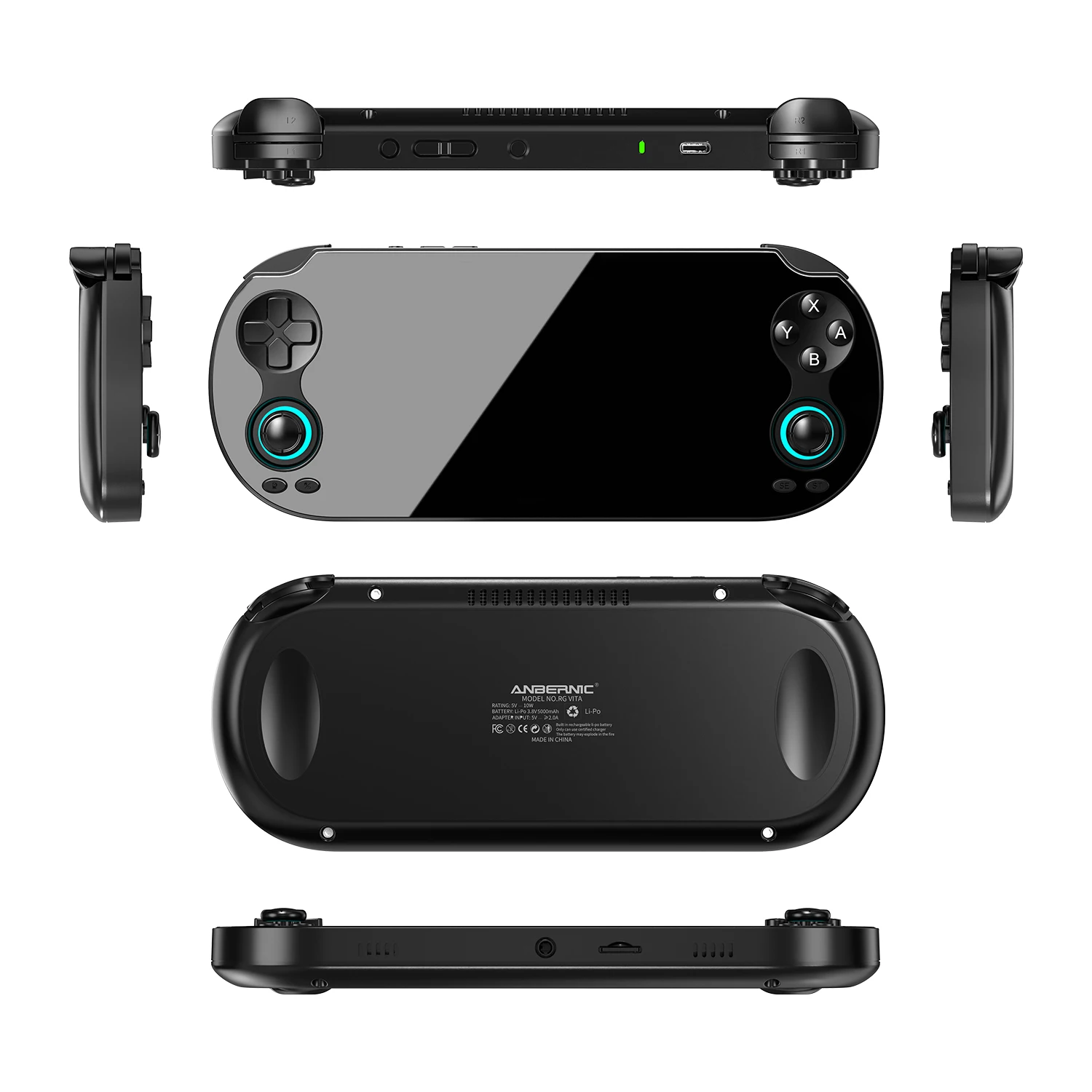 Consola de Juegos Portátil ANBERNIC RG VITA, Pantalla Táctil IPS de 5.46 Pulgadas, Android, 5000 mAh, Multiemulador, Reproductor de Juegos Portátil, WIFI 5, Transmisión de IA 9