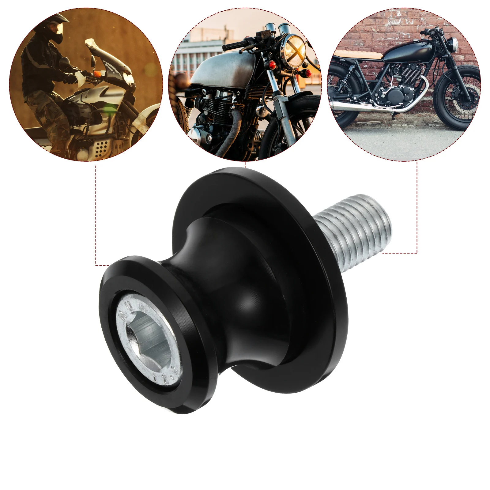 

Aluminum Motorcycle Screws Durable Long Life Spools Slider St Pick Up Nail Spools Slider Frame Screws Engine Cover Motorbike