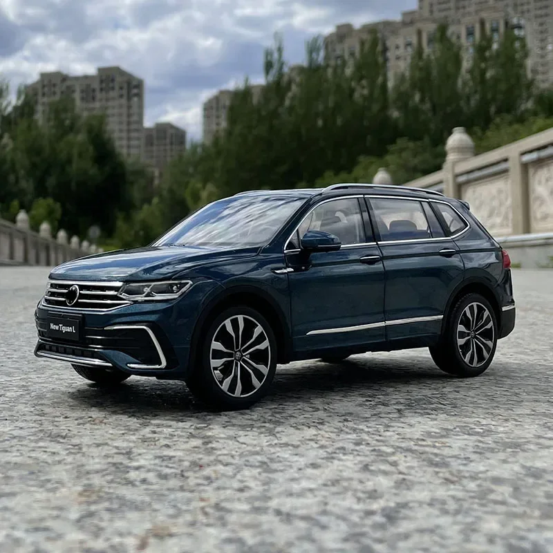 1:18 New FOR Volkswagen TIGUAN L SUV Alloy Car Diecasts & Toy Vehicles Metal Model Luxury Car Simulation Boys Gifts Collection