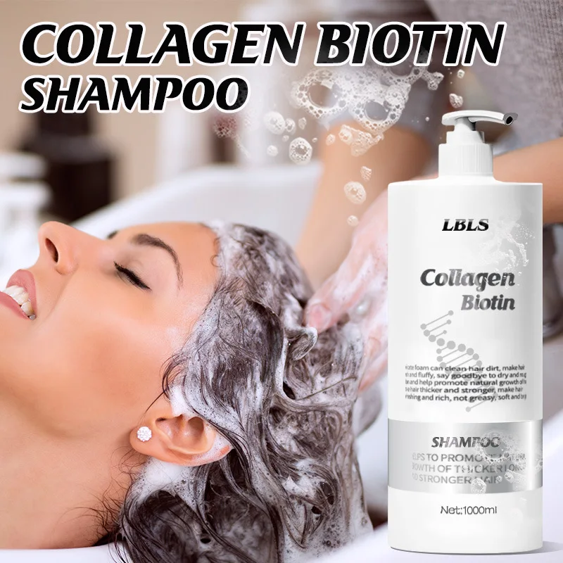 LBLS collagen improves dryness and roughness with shampoo that is soft, smooth, moisturizing, and dandruff reducing