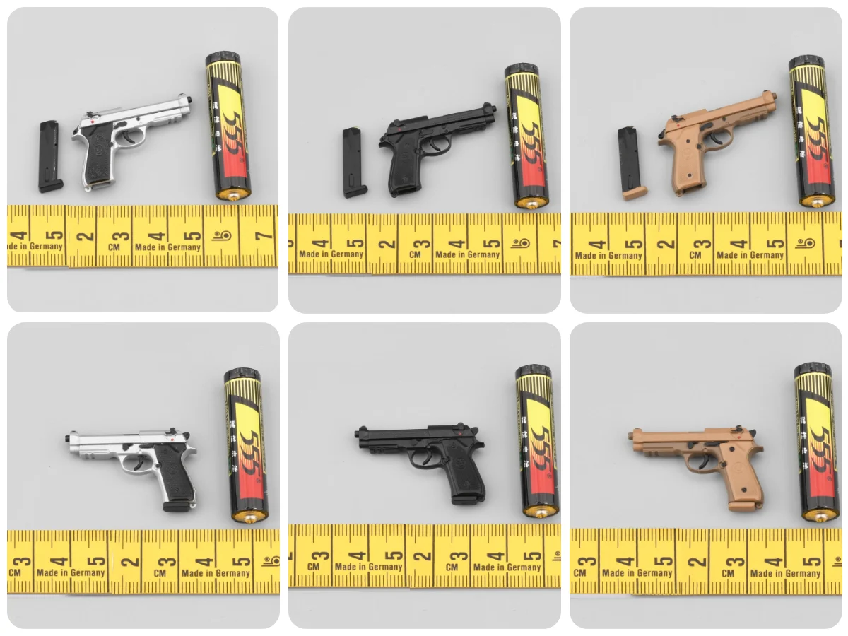 1/6 Easy&Simple ES 06043 Mini Toys Weapon Secondary Model M9 Light PVC Material Not Real For 12