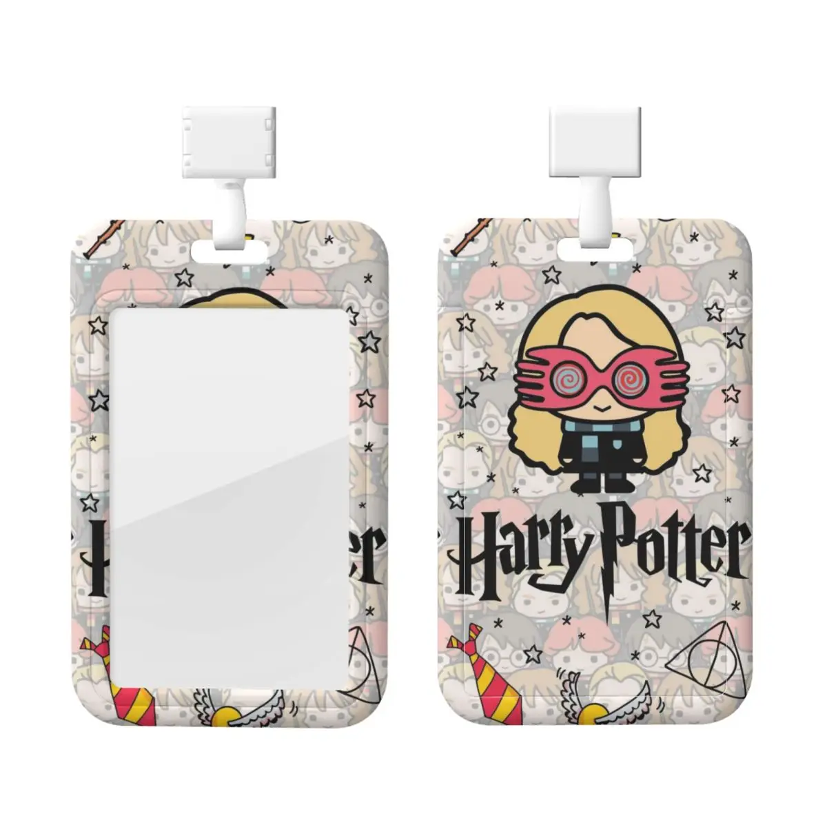 

Пользовательские держатели для бейджей в стиле аниме H-Harries, школьный держатель для карт, унисекс, волшебный фильм Шейный ремешок Держатели кредитных карт Шейный ремешок