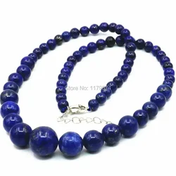 New Arrival 6-14mm Lapis Lazuli Tower Necklace Chain for Women Girls Gifts Wholesale Jewelry Making Wholesale Price 18inch