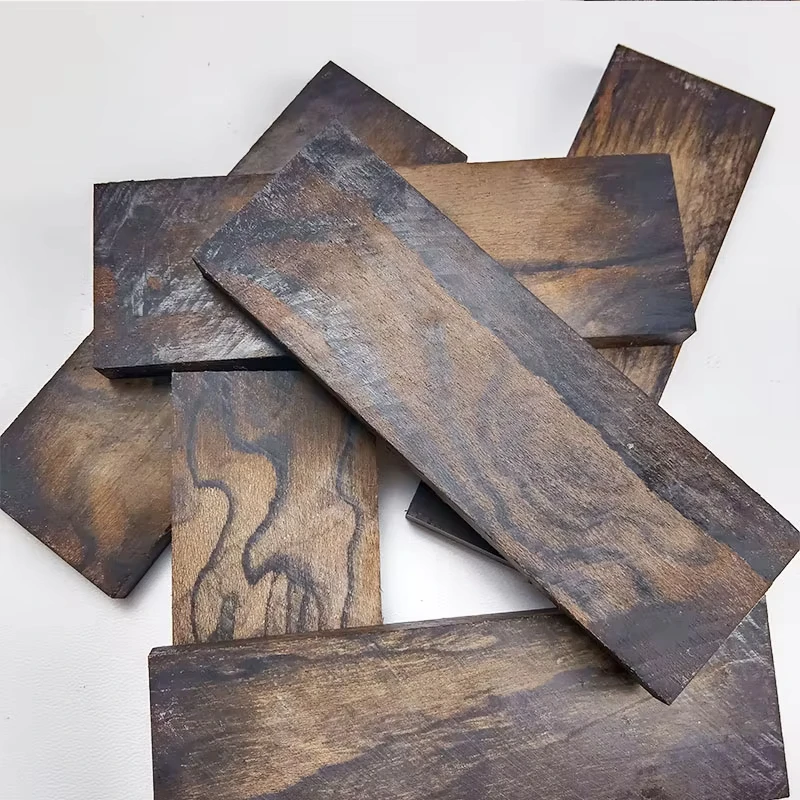 2pieces Ciricote Wood for DIY Knife Handle Scales Blanks Making Material / DIY Handicraft Materials 120x40x10mm view 4
