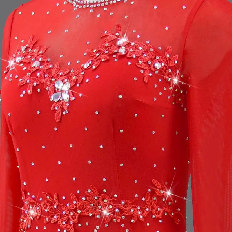 Traje de Danza Deportiva 2026, Falda de Danza para Adultos, Vestido Latino Nuevo para Fiesta, Ropa de Escenario para Mujer, Traje con Flecos para Competencia y Práctica samba vestuario competicion flamenco trajes latin