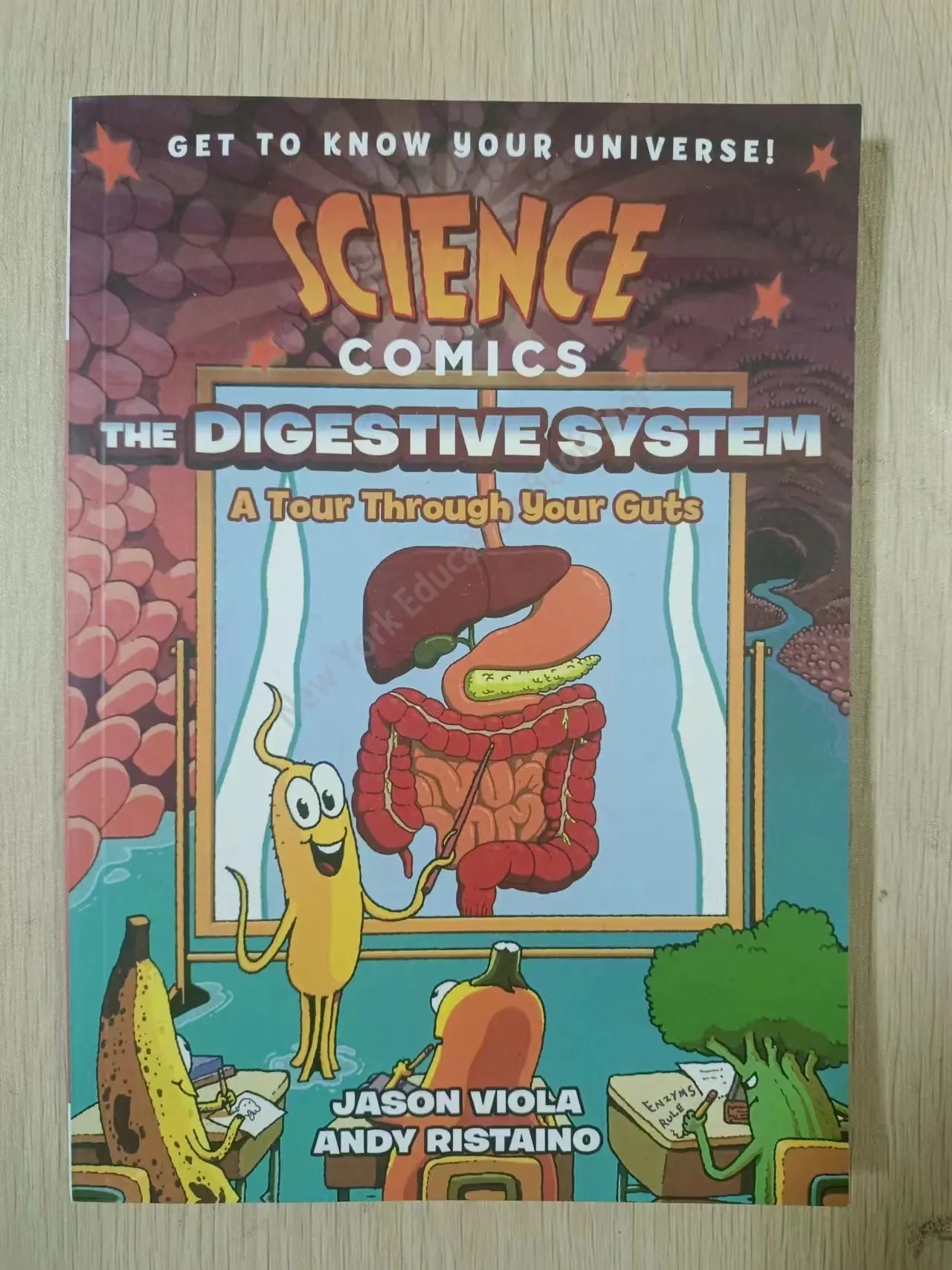 Science Comics Digestive System:A Tour Through Your Guts, Manga Book English for Children,Story Books for Kids