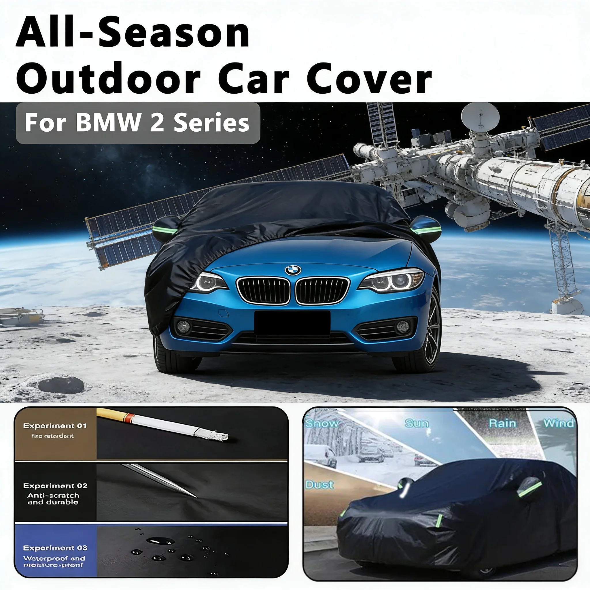 Car Cover for BMW 2 Series - Outdoor Full Protection,  All-Season Use Exterior Accessories windshield cover