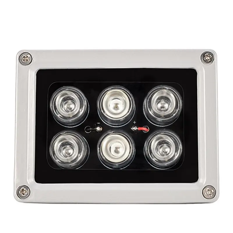 

80m CCTV LEDS 6PCS IR Light CCTV Fill Leds Illuminator Infrared Lamp IP66 850nm Waterproof Night Vision for CCTV camera