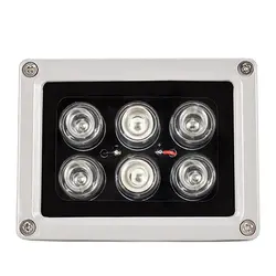 80m CCTV LEDS 6PCS IR Light CCTV Fill Leds Illuminator Infrared Lamp IP66 850nm Waterproof Night Vision for CCTV camera