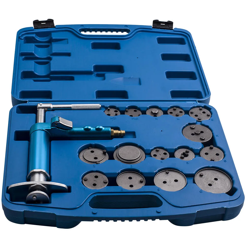 

Universal 16pcs Disc Brake Caliper Piston Rewind Tool Kit Auto Wind Back Set