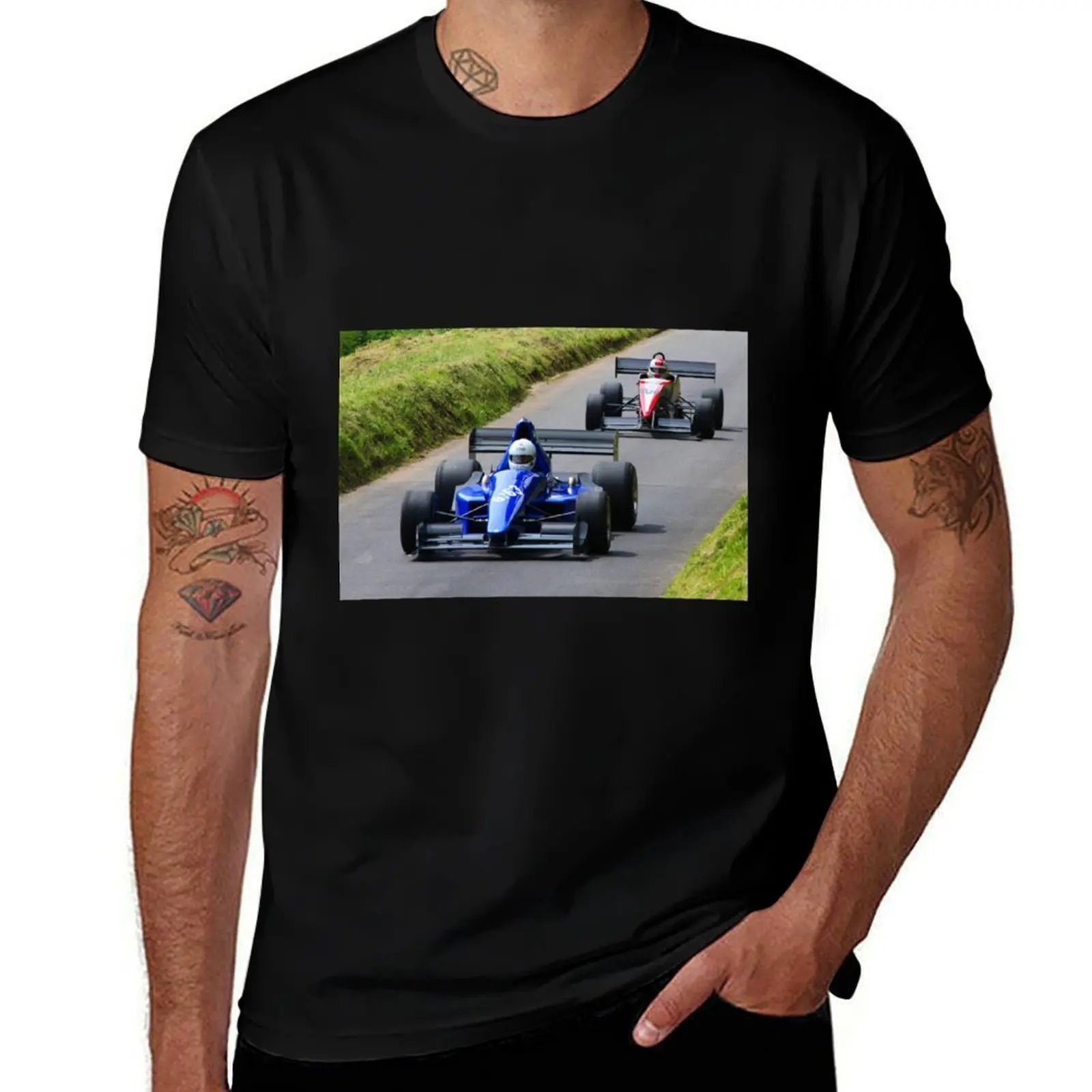 Shelsley Walsh Hill Climb T-Shirt Basic Daily Outfit Short Sleeve Tee T-Shirt