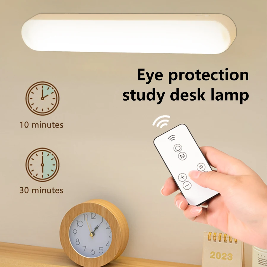 

LED Night Light Rechargeable 3 Colors Stepless Dimming Desk Lamps Magnetic Cabinet Light for Kitchen Bedroom Wardrobe Lighting