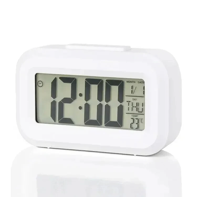 LED Digital Alarm Clock Backlight Snooze Data Time Calendar Desktop Multifunction Electronic Backlight Table Clock